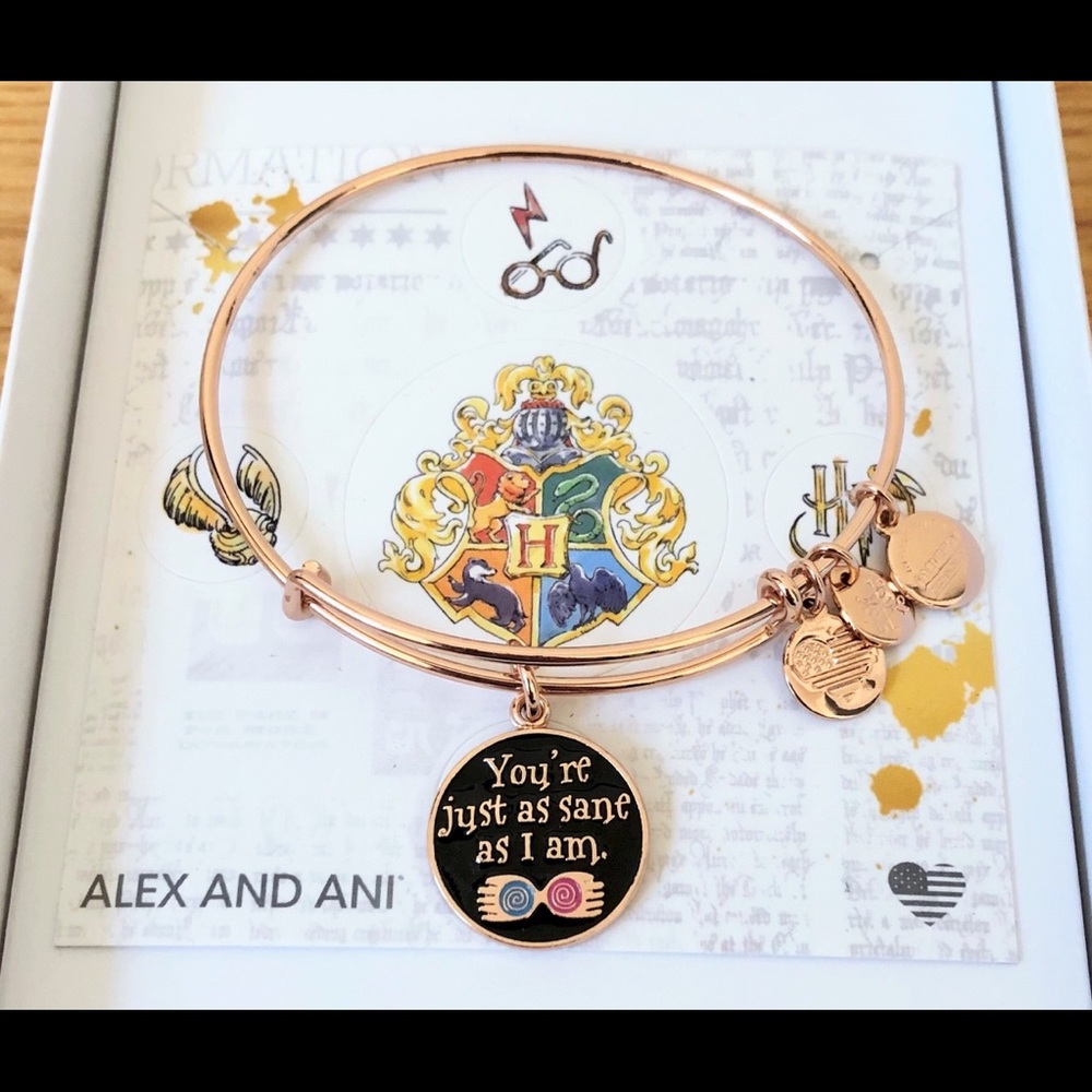 ALEX AND ANI Harry Potter You’re Just Sane Bangle